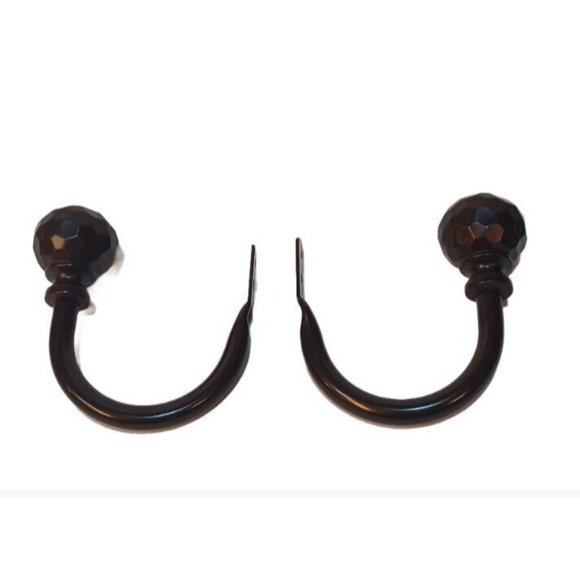 SZXIMU Heavy Duty Curtain/Drapery Holdbacks Brushed Bronze W/ Screws-2 Pieces - Picture 7 of 9